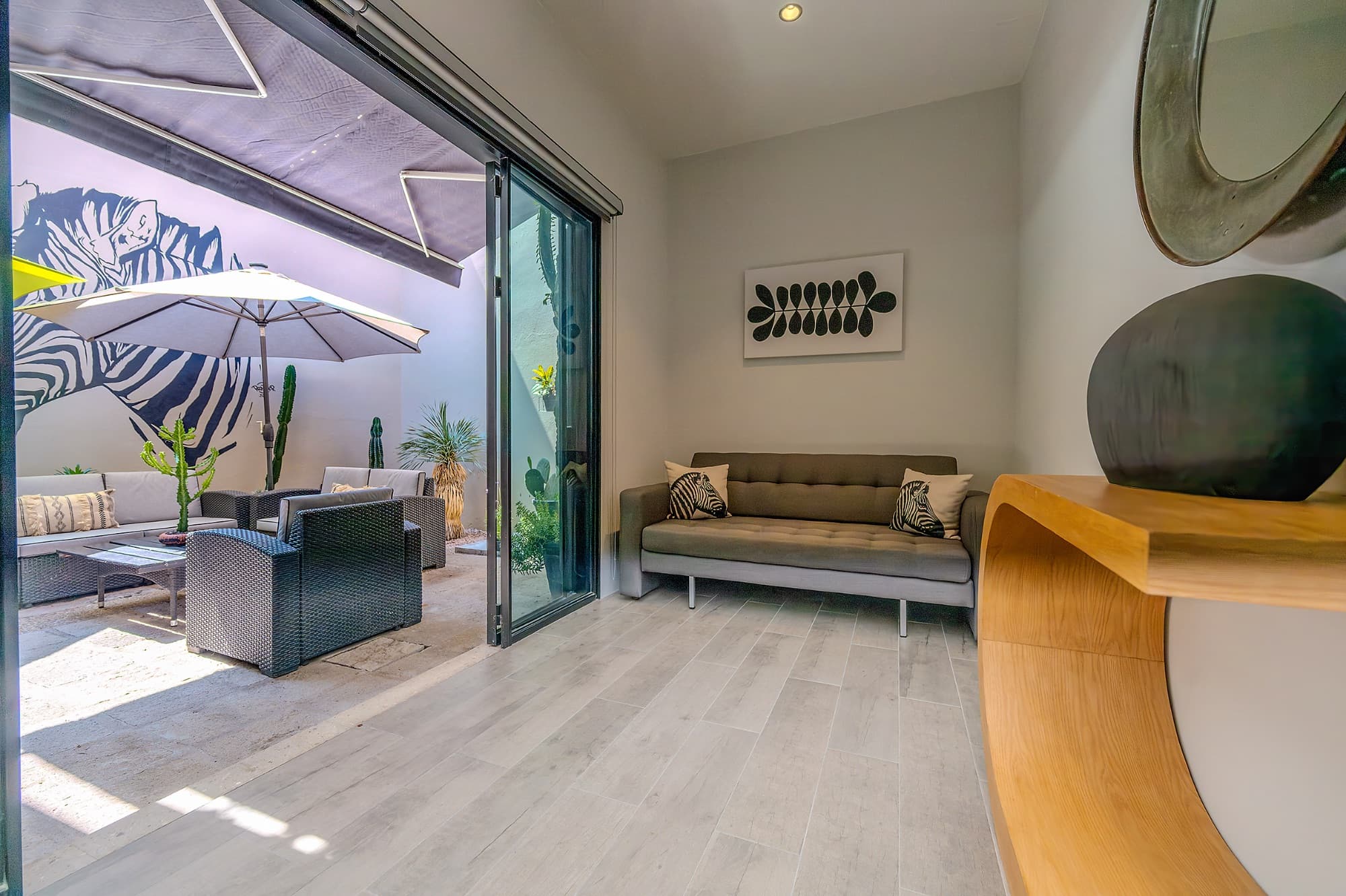 Ground Level Condo — San Antonio, San Miguel de Allende — photo 11 — seamless indoor-outdoor living perfection